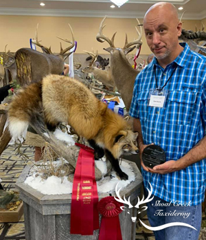 local Alabama taxidermist Matt Harris from Shoal Creek Taxidermy